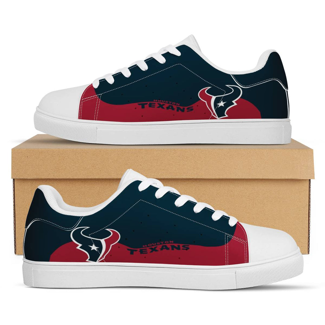 NFL Houston Texans Stan Smith Low Top Fashion Skateboard Shoes