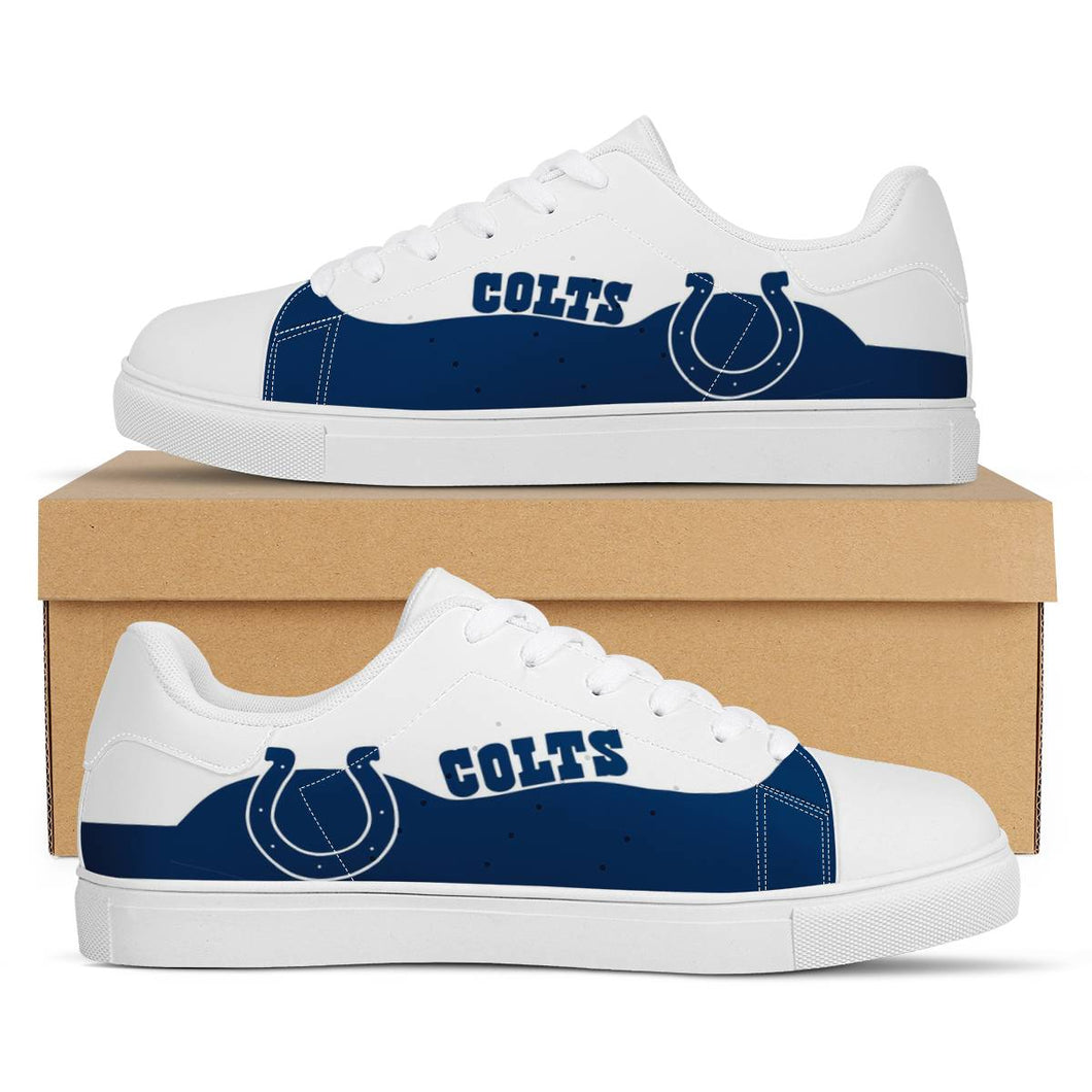 NFL Indianapolis Colts Stan Smith Low Top Fashion Skateboard Shoes