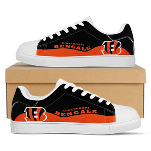 NFL Cincinnati Bengals Stan Smith Low Top Fashion Skateboard Shoes