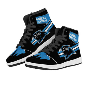 NFL Carolina Panthers Air Force 1 High Top Fashion Sneakers Skateboard Shoes