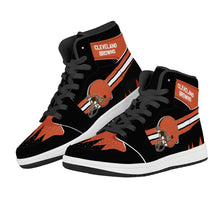 Load image into Gallery viewer, NFL Cleveland Browns Air Force 1 High Top Fashion Sneakers Skateboard Shoes
