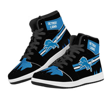 Load image into Gallery viewer, NFL Detroit Lions Air Force 1 High Top Fashion Sneakers Skateboard Shoes
