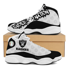 Load image into Gallery viewer, NFL Las Vegas Raiders Sport High Top Basketball Sneakers Shoes For Men Women
