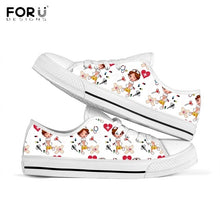 Load image into Gallery viewer, Youwuji Fashion Cute Cartoon Nursing Shoes for Women Sneakers Funny Ladies Nurse Shoes Casual Spring/Autumn Female Canvas Footwear
