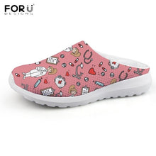 Load image into Gallery viewer, Youwuji Fashion Fashion Sketch Physio Nursing Slippers for Women Casual Outdoor Summer Ladies Flip Flop 2020 New Beach Shoes Womens
