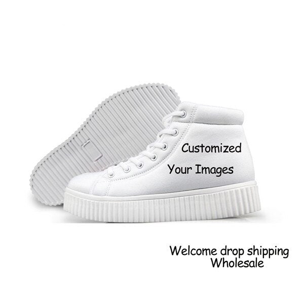 Youwuji Fashion Women Classic High Top Platform Shoes