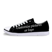 Load image into Gallery viewer, Youwuji Fashion Low Top Lace-up Canvas Shoes
