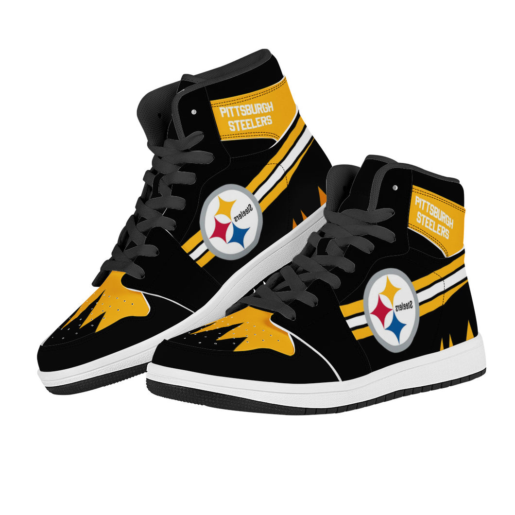 NFL Pittsburgh Steelers Air Force 1 High Top Fashion Sneakers Skateboard Shoes